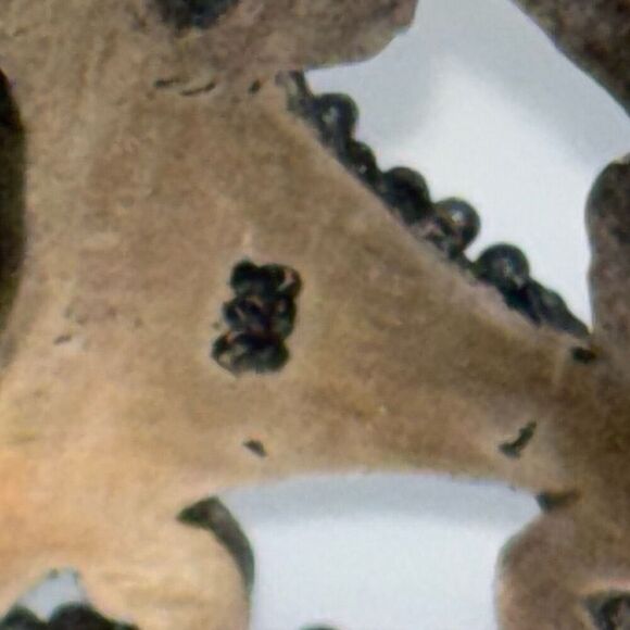 925 silver abalone shell statement ring large intricate Sz 10 - Picture 7 of 12